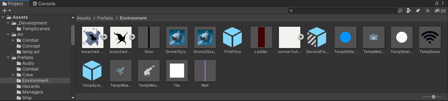 pic of walls, ladders, and floor prefab