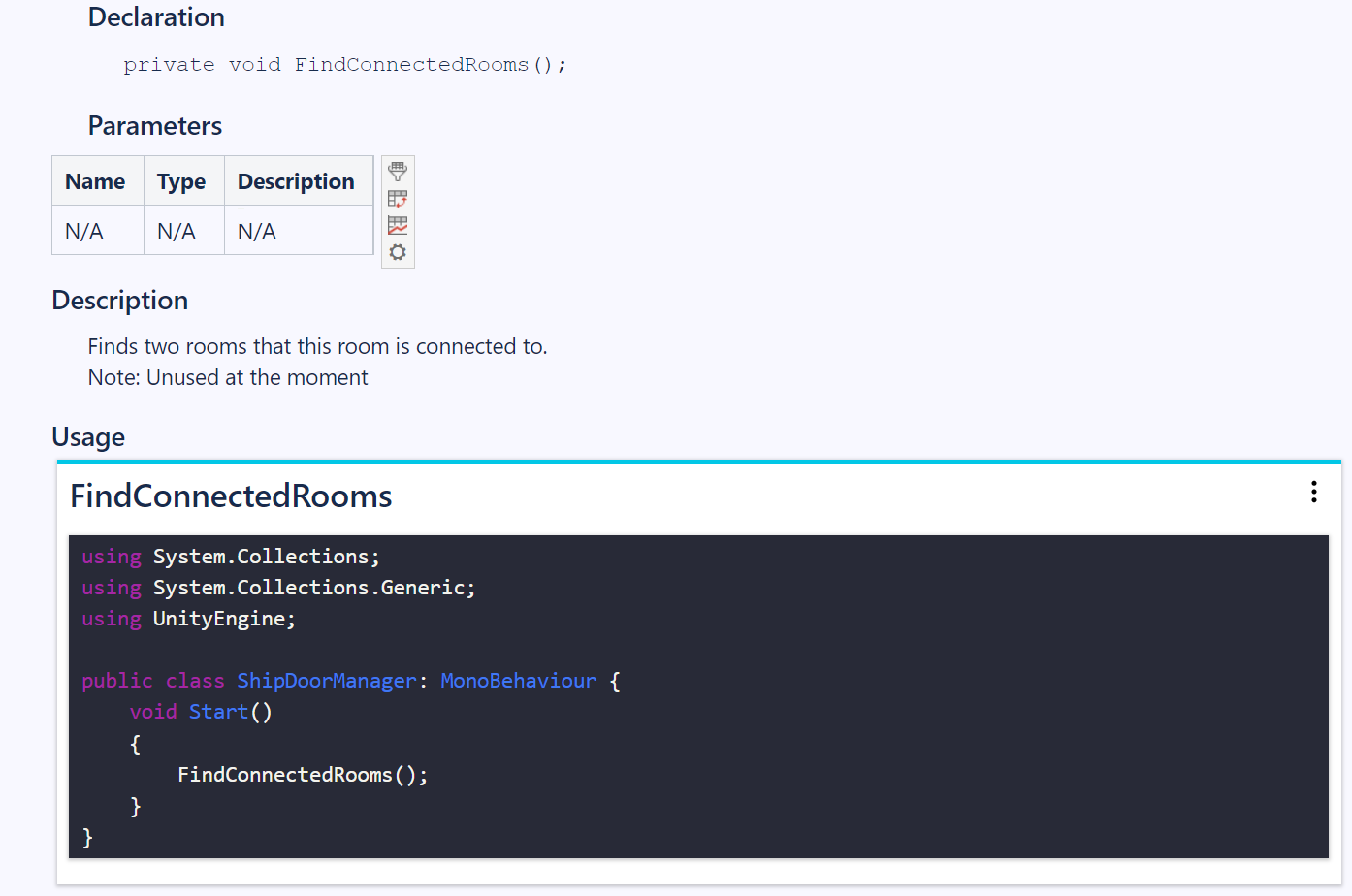 pic of Project Light script doc